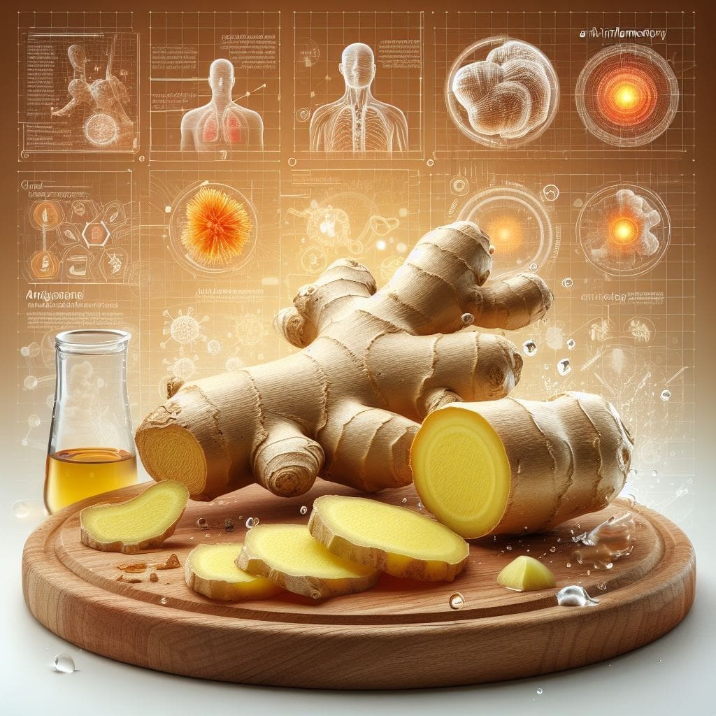 Anti-inflammatory properties of ginger