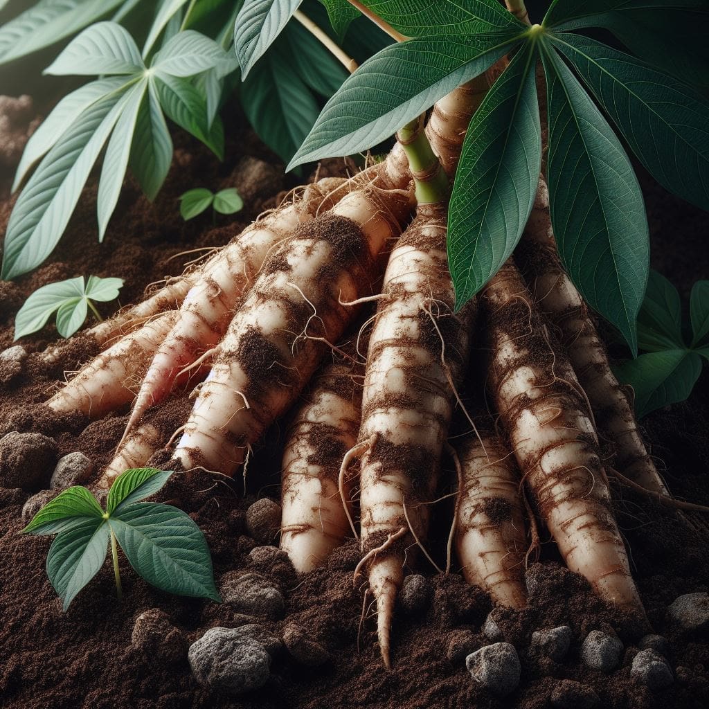 Image-of-Cassava. A Nigerian-Fiber-rich-staple