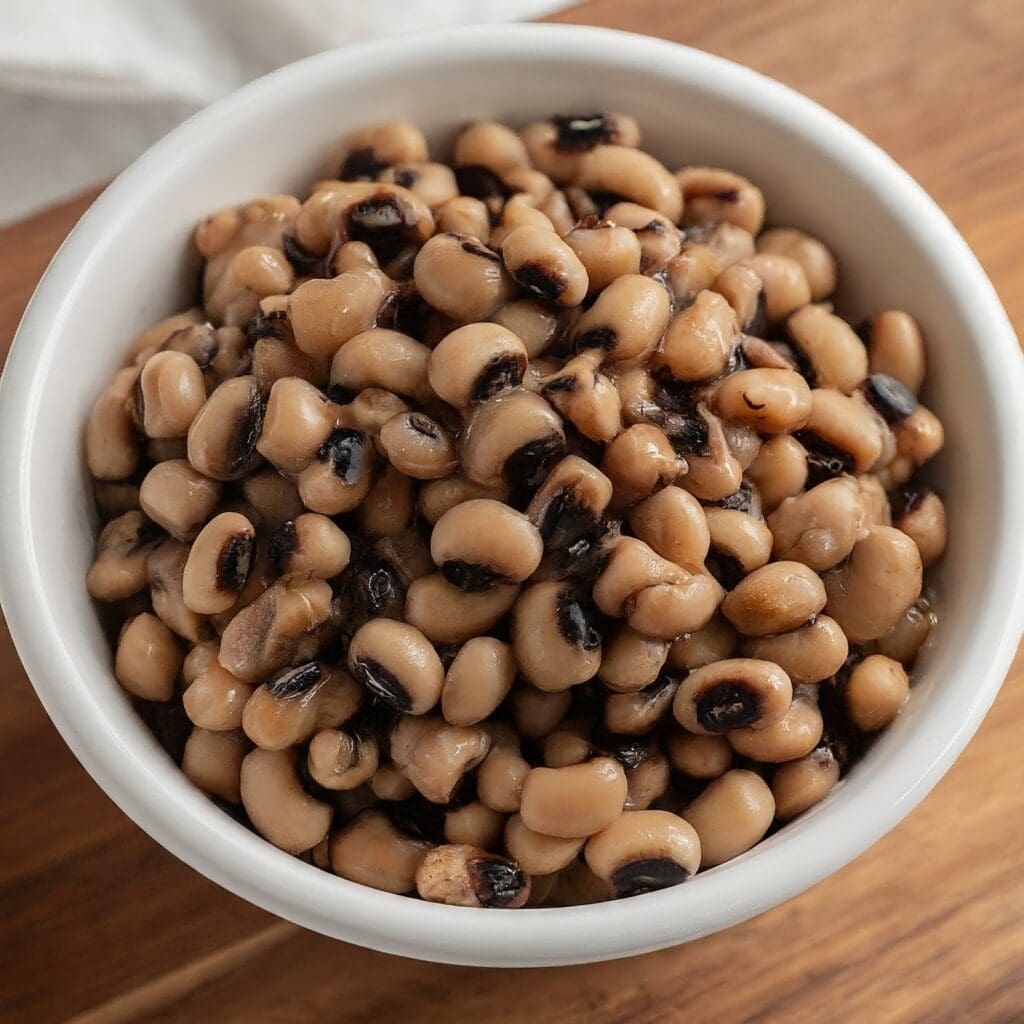 A plate of beans and legume